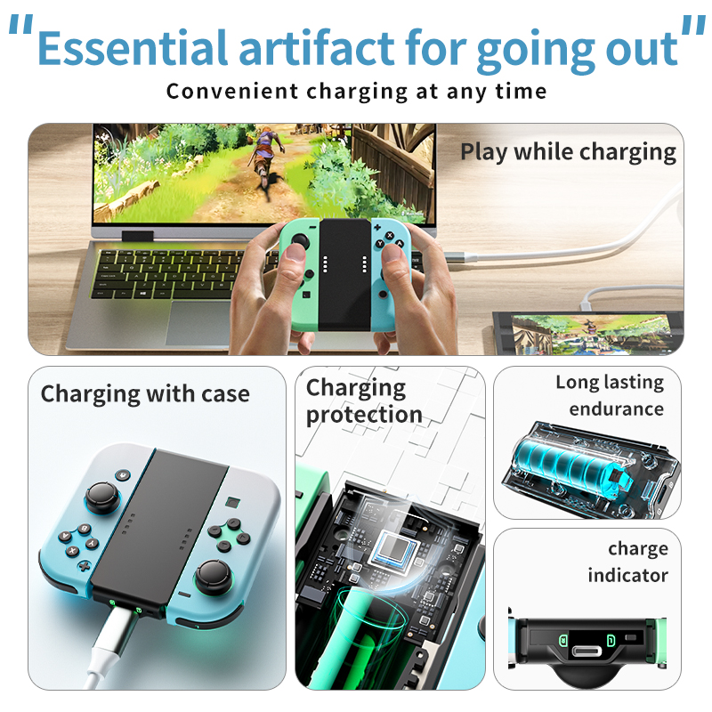 AOLION Portable Switch Joncon  - огляд і ціна Gaming Kit Accessories Nintendo Switch
