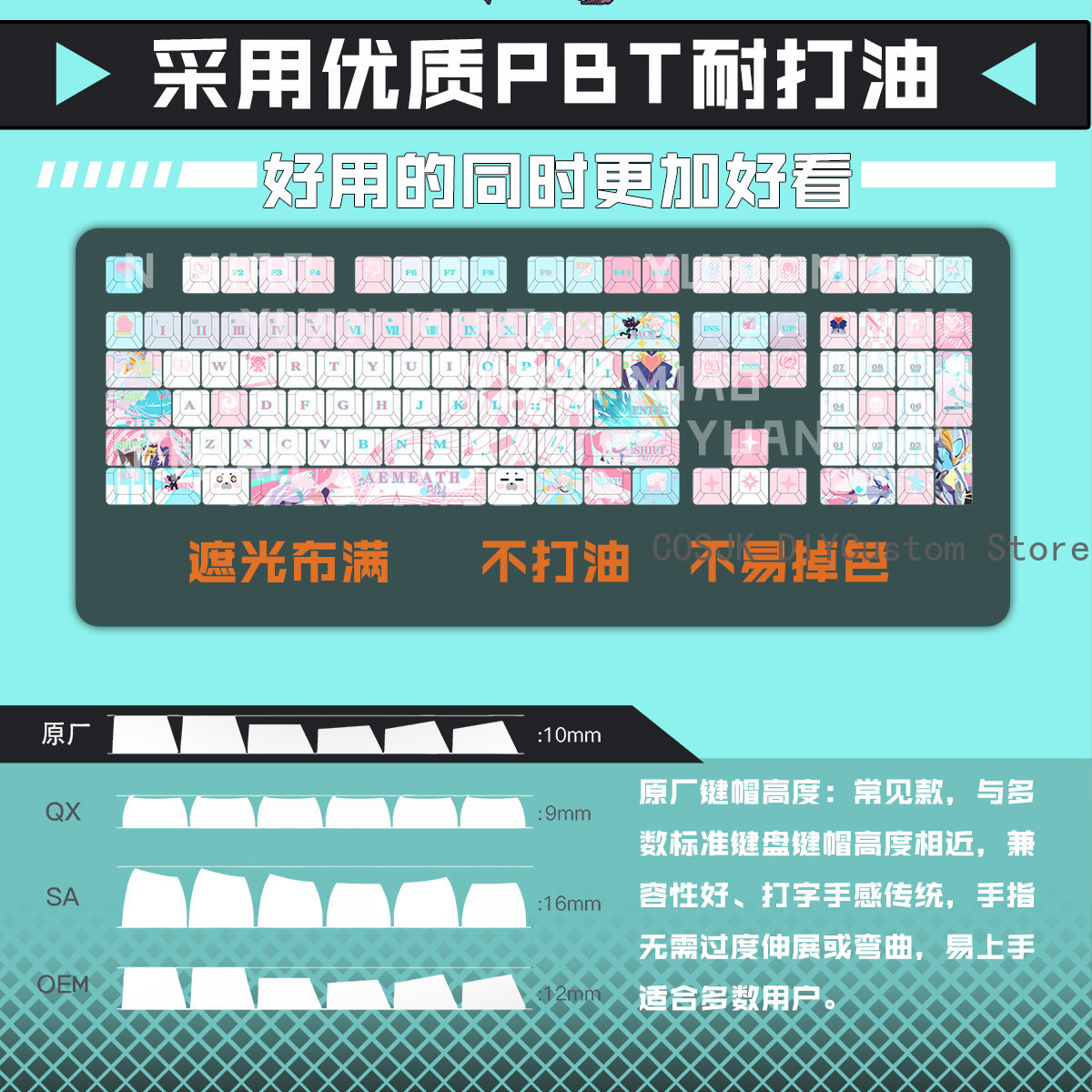 122 Keys Anime Wuthering Waves - огляд і ціна Gaming Accessories Keyboards