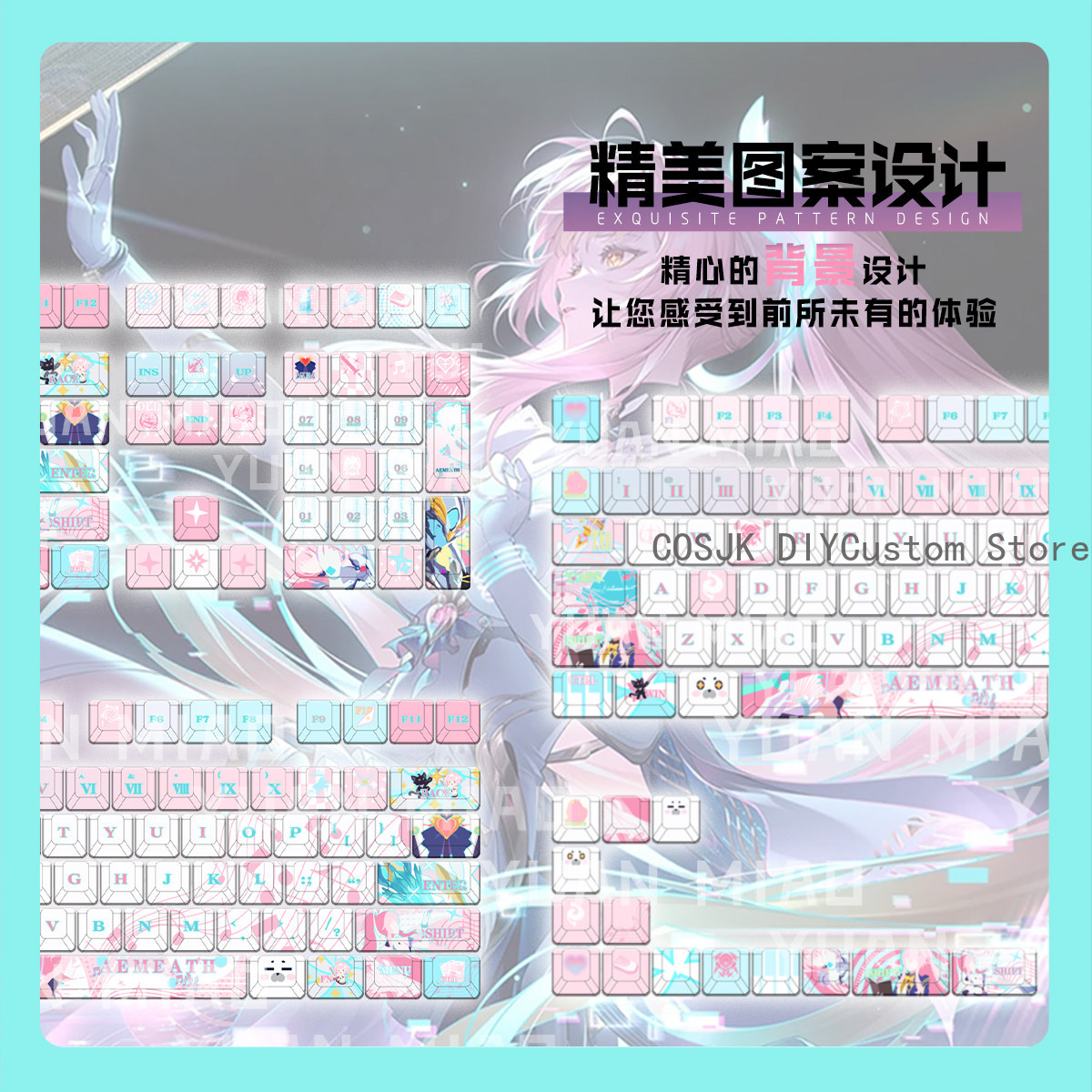 122 Keys Anime Wuthering Waves - огляд і ціна Gaming Accessories Keyboards
