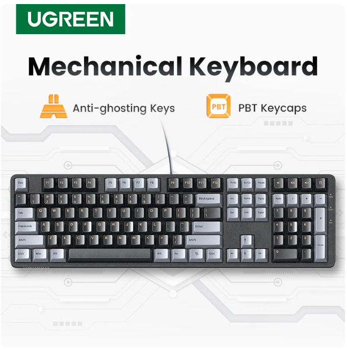 UGREEN Keyboard Mechanical Wir - огляд і ціна Gaming Accessories Keyboards