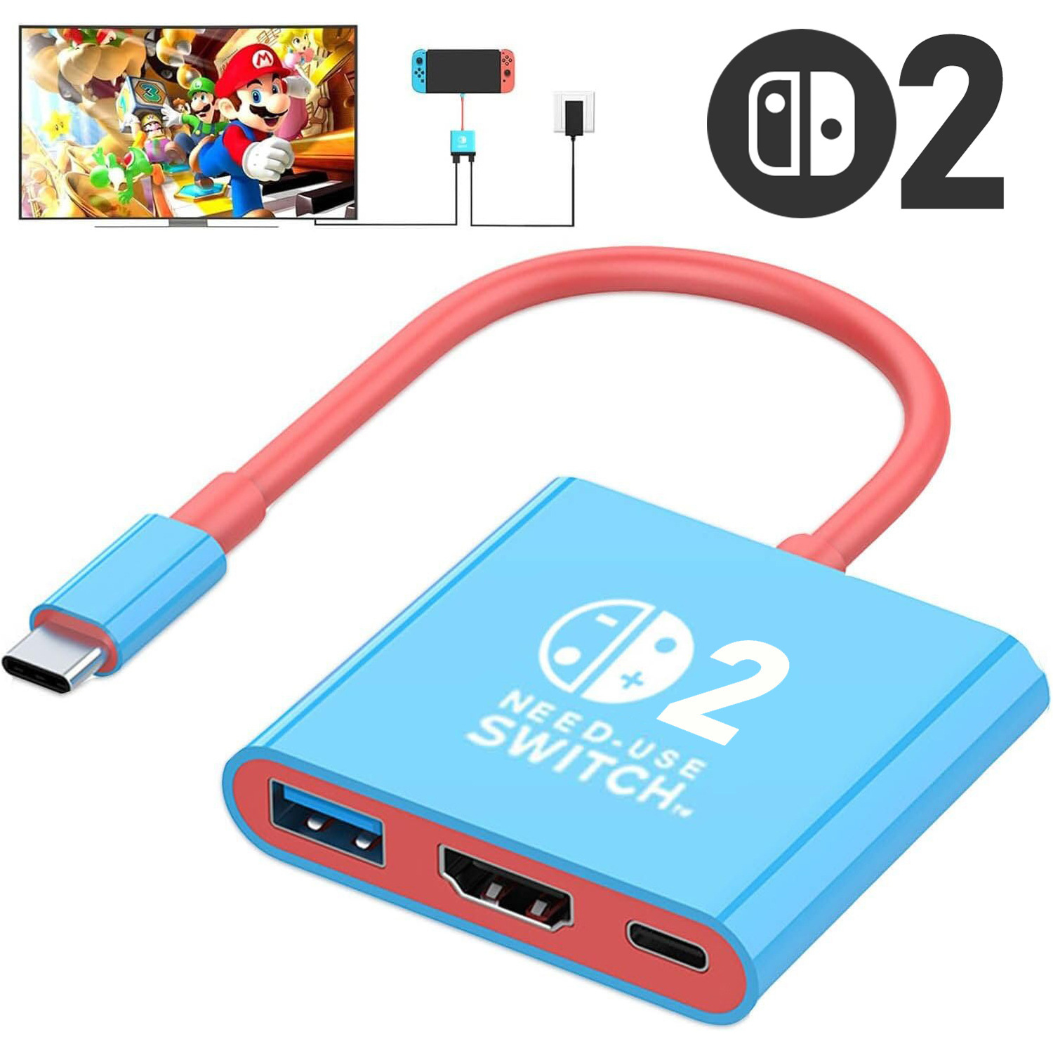 For Switch2 Type C Docking Sta - огляд і ціна Gaming Kit Accessories Nintendo Switch