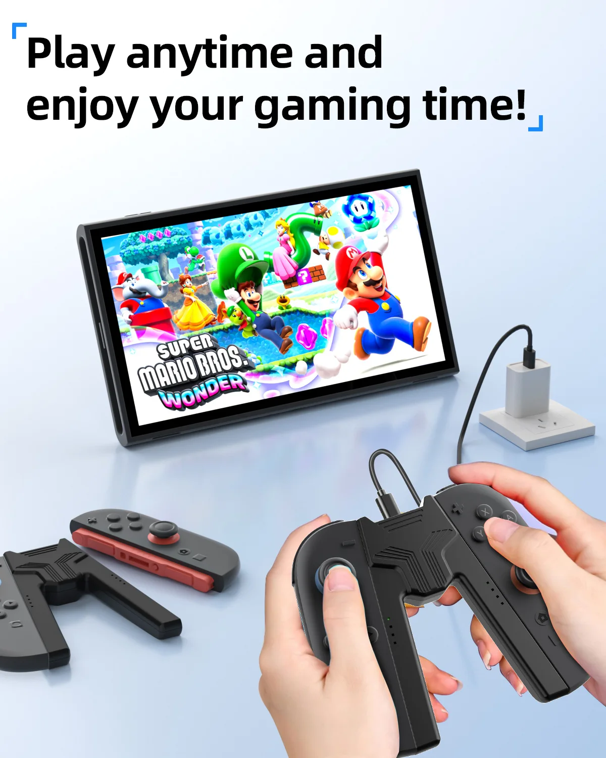 For Switch 2 Charger Grip for  - огляд і ціна Gaming Kit Accessories Nintendo Switch