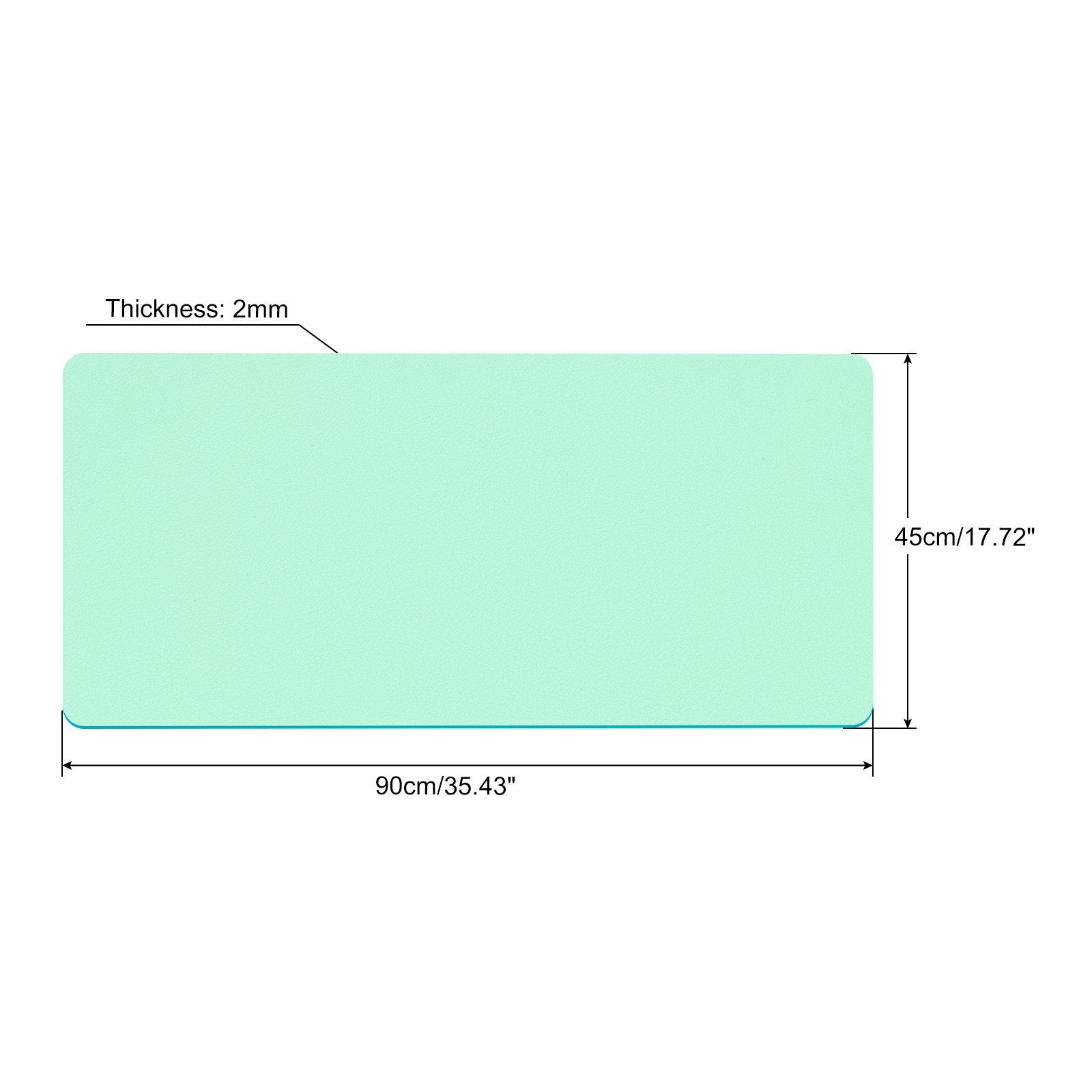 Office Desk Mat Protector PU L - огляд і ціна Gaming Accessories Keyboards