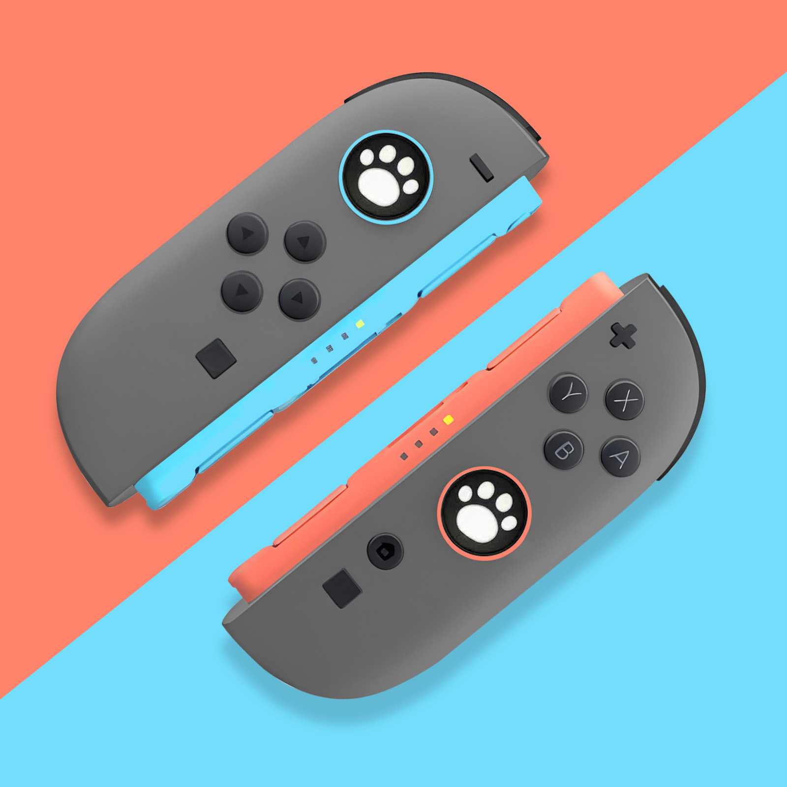 4pcs Cute Cat Claw Silicone So - огляд і ціна Gaming Accessories Nintendo Switch