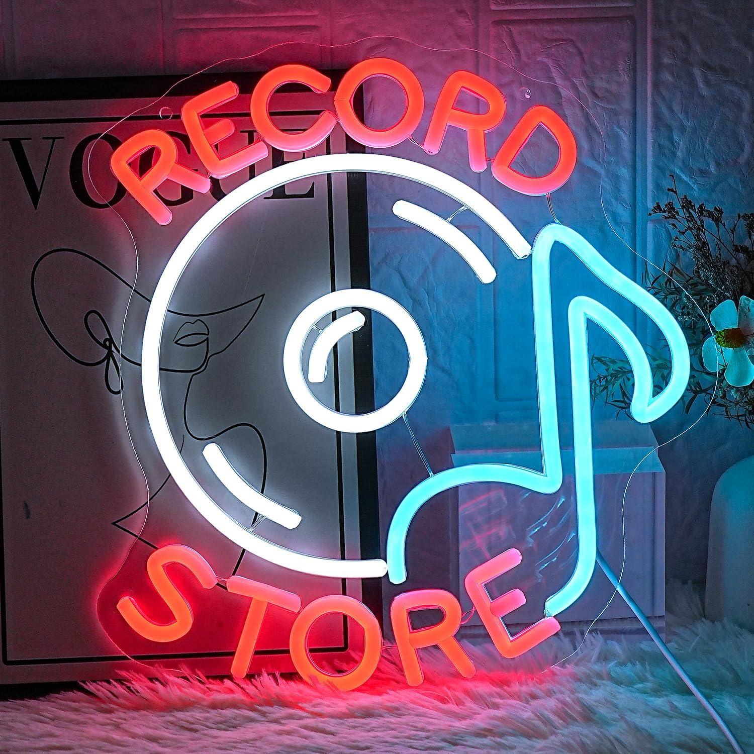 Record Store Neon Sign Music N - огляд і ціна Gaming Accessories Store