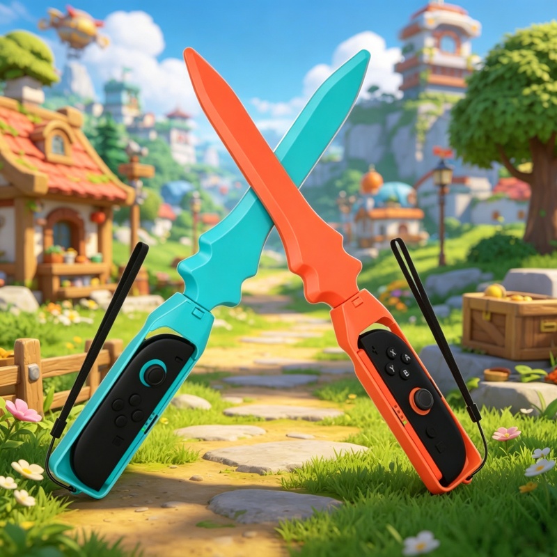 2 Pack Sword-Shaped Controller - огляд і ціна Gaming Kit Accessories Nintendo Switch